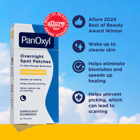 Thumbnail for PanOxyl PM Overnight Spot Patches, Advanced Hydrocolloid Healing Technology, Fragrance Free, 40 Count Pack of 1