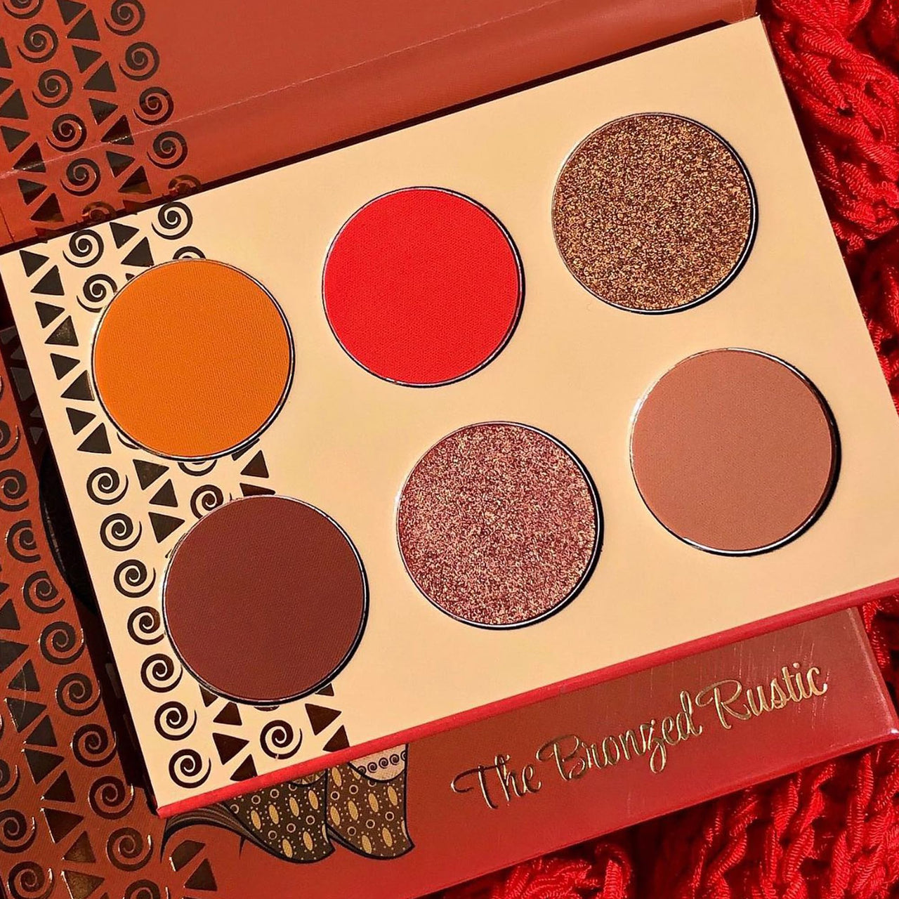 Juvia's Place Palette The Bronzed Rustic - Shades of 6, Professional Eye Makeup, Pigmented Palette, Makeup Palette for Eye Color & Shine