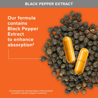 Thumbnail for Qunol Turmeric Curcumin with Black Pepper & Ginger, 2400mg Turmeric Extract with 95% Curcuminoids, Extra Strength Supplement, Enhanced Absorption, Joint Support Supplement, 105 Count