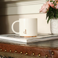 Thumbnail for COLLECTIVE HOME - Monogram Ceramic Mugs, 15 oz Golden Initial Coffee Cups, Elegant Alphabet Tea Mugs, Elegant Personalized Mug with Gift Box, Luxurious Cups for Office and Home (d)