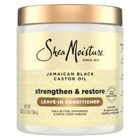 Thumbnail for SheaMoisture Leave In Conditioner, Jamaican Black Castor Oil to Soften, Detangle & Reduce Breakage, 20 oz