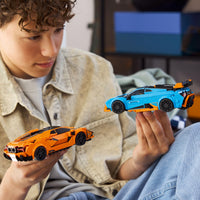 Thumbnail for LEGO Speed Champions Lamborghini Revuelto & Huracán STO Car Toys - Building Toy for Pretend Play for Boys & Girls, Ages 10+ - Model Car Kit Display - Gift Idea for Kids - 77238