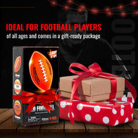 Thumbnail for Wave Runner LED Light-Up Football - Glow in The Dark Football Games- Size 10.35 in. with Pump and Batteries Included | Perfect Game Gifts for Teen Boys Ages 7-15 Fans & Players