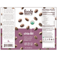 Thumbnail for Foods Alive | Organic Chia Oil | 8 oz