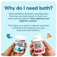Thumbnail for Physician's CHOICE Advanced Gut Health Bundle: 60 Billion Probiotics 30ct + Digestive Enzymes 60ct for Digestive, Gut, and Immune Health Supports Occasional Constipation, Diarrhea, Gas, and Bloating