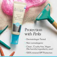 Thumbnail for Bliss Block Star SPF 30 Daily Tinted Mineral Sunscreen with Zinc Oxide - All Skin Tones - 100% Mineral Broad Spectrum Sunscreen with Titanium Dioxide & Antioxidant Blend- 1.4 fl oz.