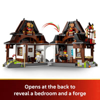 Thumbnail for LEGO NINJAGO Four Weapons Blacksmith 15th Anniversary Building Toy for Kids, Ages 14+ - Ninja Playset W/Collectible Elemental Master of Earth + 4 Minifigures - Gift Idea for Teen Boys & Girls - 71858
