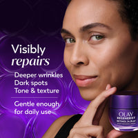 Thumbnail for Olay Retinol Night Cream for Women, MAX, Anti-Aging Face Mousturizer, Fragrance-Free, Non Greasy - Anti-Wrinkle, Smooth Fine Lines, Hydrating Skin Care - Triple Collagen Cream, Niacinamide, 1.7oz