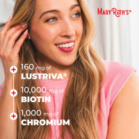 Thumbnail for MARYRUTH'S Liquid Multivitamin+Hair Growth | Clinically Tested for Thicker Hair & Facial Wrinkles in Women | Biotin 10000mcg | Lustriva Hair Growth Supplement | Skin Care | Age 18+ | 30 Fl Oz