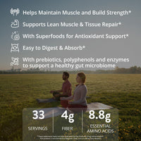 Thumbnail for MRM Nutrition Veggie Protein with Superfoods - Vanilla Flavored Protein Powder for Women & Men, 22g of Vegan Protein, Amino Acids & Digestive Enzymes, Gluten & Dairy Free - 33 Servings