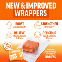 Thumbnail for FORCE FACTOR Better Turmeric Supplement 400mg with Black Pepper & Ginger, Extra Strength Joint Support, Superior Absorption, Like Turmeric Gummies, Fruit Splash, 60 Turmeric Chews