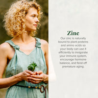 Thumbnail for Global Healing USDA Organic Zinc Supplements Liquid - Pure Vitamin Drops for Immune System Boost, Hormone Balance, and Healthy Aging - Natural, Vegan-Friendly, Non-GMO, Organic Zinc Vitamins (2 Fl Oz)