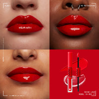 Thumbnail for NYX PROFESSIONAL MAKEUP Shine Loud, Long-Lasting Liquid Lipstick with Clear Lip Gloss - Pack of 2 (Cash Flow, Rebel In Red)