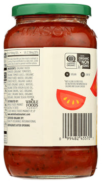 Thumbnail for 365 by Whole Foods Market, Organic Marinara Pasta Sauce, 25 Ounce