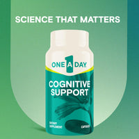 Thumbnail for One A Day Cognitive Supplement – Brain Supplement to Support Cognitive Performance for Men and Women with Bacopa. Also includes Rhodiola, & Holy Basil, 30 Capsules (Packaging May Vary)