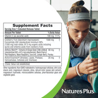 Thumbnail for NaturesPlus Herbal Actives Ultra Cranberry 1500, 30 Tablets - Urinary Tract Support - Vegetarian, Gluten Free - 30 Servings