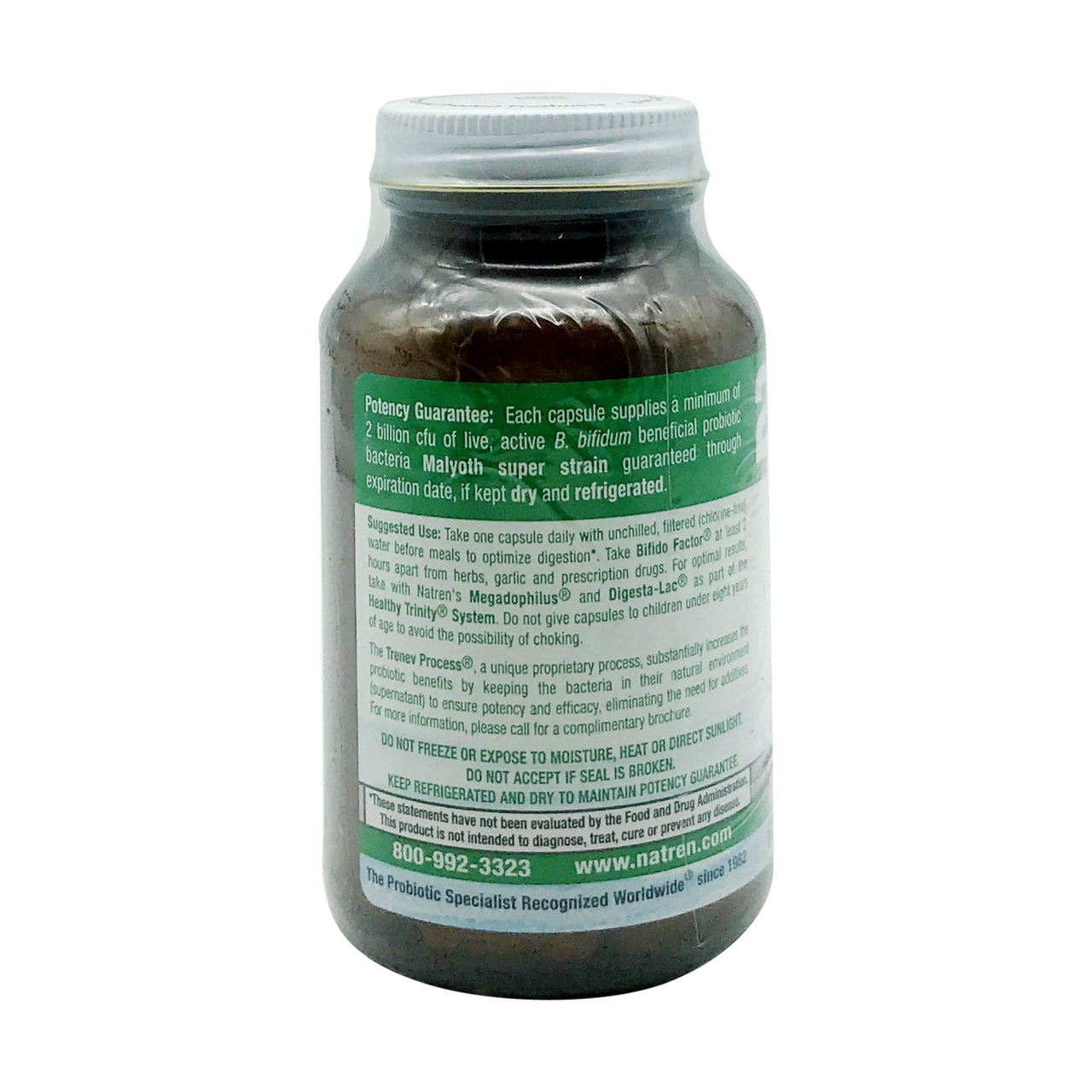 Natren, Bifido Factor Dairy Free, 60 Capsules