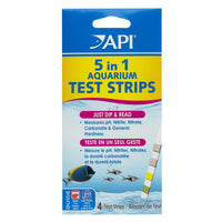 Thumbnail for API 5-IN-1 TEST STRIPS Freshwater and Saltwater Aquarium Test Strips 4-Count Box