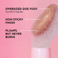 Thumbnail for Lawless Forget the Filler Lip Plumping Line Smoothing Gloss - Glazed - Premium Volumizing Lip Gloss with Natural Ingredients Designed to Plump, Firm, and Hydrate Lips 0.11 oz