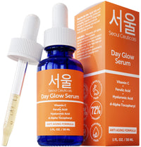 Thumbnail for SeoulCeuticals Korean Skin Care 20% Vitamin C Hyaluronic Acid Serum + CE Ferulic Acid - Potent Anti Aging, Anti Wrinkle Korean Beauty 1oz