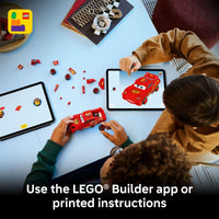 Thumbnail for LEGO Speed Champions Lightning McQueen Toy - Disney Pixar Cars Building Blocks for Kids, Boys & Girls, Ages 9+ - Pretend Play Race Car & Bedroom Shelf Display - 77255
