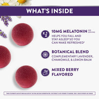 Thumbnail for ZzzQuil Pure Zzzs Advanced Melatonin Gummies, Melatonin 10mg, Sleep Aid, with Chamomile & Lavender, Melatonin Sleep Gummies, Sleep Aids for Adults, Berry Flavored, 100 Sleep Gummies