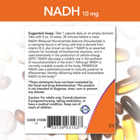 Thumbnail for NOW Foods NADH with Ribose, 10 mg, 60 Vcaps