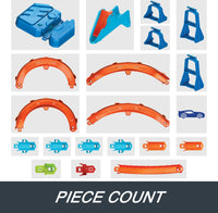 Thumbnail for Hot Wheels Track Creator Boosted Jump Speedway Set & Toy Car