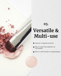 Thumbnail for GLINT Glow Pearl Base (30 ml/1.01 fl oz) Moisturizing Foundation Primer with a Radiant Champagne Pink Glow for a Natural, Luminous Complexion | Korean Skincare