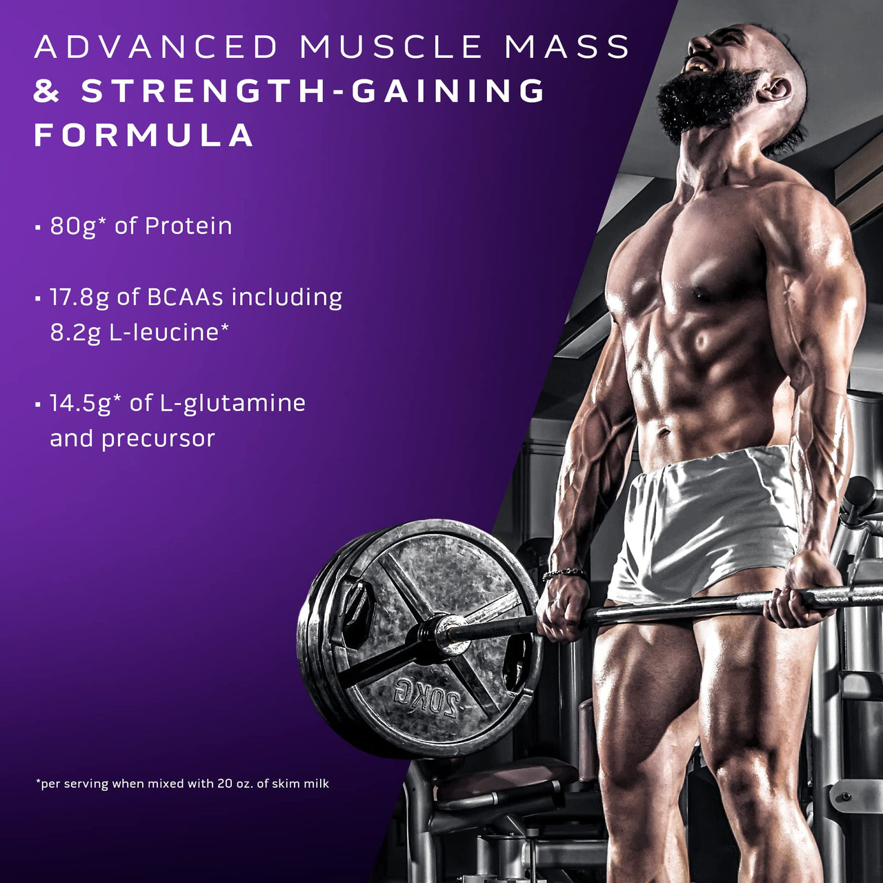 MuscleTech Mass Gainer Protein Powder, Mass-Tech Extreme 2000, Muscle Builder Whey Protein Powder, Protein + Creatine + Carbs, Max-Protein Weight Gainer for Women & Men, Triple Chocolate, 20 lbs