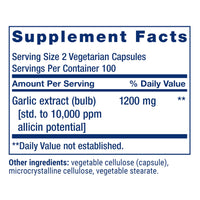 Thumbnail for Life Extension Optimized Garlic, standardized Capsules for Heart Health, Immune Support, Cellular detoxification and Healthy platelet Function, Gluten-Free, Non-GMO, Vegetarian, 200 Capsules