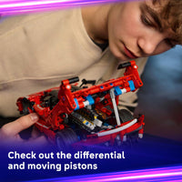 Thumbnail for LEGO Technic Ferrari FXX K, 42212, Toy, Building Blocks, Birthday, Present, Vehicles, Cars, Mini Cars, Figures, Goods, for Boys, Girls, Children, Ages 10, 11, 12, Elementary School Students