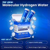Thumbnail for PHM Hydrogen Water Tubes, Tablets for Drinking Water - H2 Molecular Tabs | Magnesium Pills, Electrolytes Hydration Supplement to Support Healthy Aging & Energy Boost | 90 Tablets, 3 Months Supply