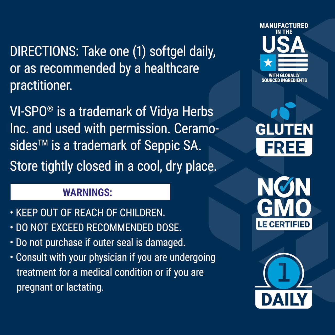 Life Extension Hair Growth for Women, hair growth supplement, fullness and density, Ceramosides™, VI-SPO®, non-GMO, 1-daily, gluten-free, 30 softgels