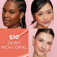 Thumbnail for L'Oreal Paris True Match Lumi Le Liquid Blush, Intense Lightweight Blush Formula With Liquid Pigments, Dewy Rich Coral, 0.33 Fl Oz