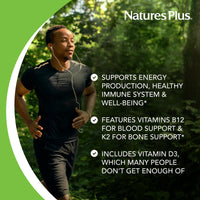 Thumbnail for NaturesPlus Source of Life GOLD Multivitamin Liquid 30 oz - Supports Energy Production, Healthy Immune System & Well-Being - Includes Vitamins D3, B12, K2 & Over 120 Whole Food Nutrients - 30 Servings