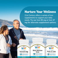 Thumbnail for 21st Century Slow Release Iron Tablets, 60 Count