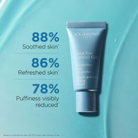 Thumbnail for Clarins Total Eye Contour Gel | Cooling Eye Gel | Visibly Reduces Dark Circles and Puffiness | Refreshes, Hydrates and Soothes | Blend Of Natural Ingredients | All Skin Types | 0.6 Ounces