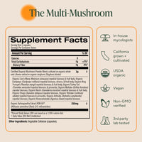 Thumbnail for Om Master Blend Mushroom Capsules - Organic Mushroom Supplement with 10 Mushrooms and Ashwagandha â€“ Supports Immunity, Gut Health & Stress Relief, 168 Count (56 Servings)