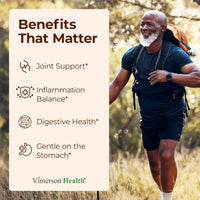 Thumbnail for Turmeric Supplement w/Boswellia Serrata – Daily Support for Joint Health & Comfort – Organic Turmeric Curcumin Powder, Bioperine for Enhanced Absorption & Ginger Root – 60 Boswellia Extract Capsules