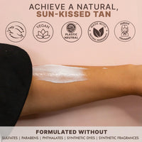 Thumbnail for Beauty by Earth Self Tanner - USA Made with Natural & Organic Ingredients, Moisturizing Self Tanning Lotion with Aloe Vera & Coconut for a Natural Glow, Streak-Free Fake Tan, Medium to Dark