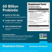 Thumbnail for Physician's CHOICE Complete Gut Support System Bundle: Easy Mix Fiber, Digestive Enzymes, 60 Billion Probiotic & Bloat + Gas Probiotic