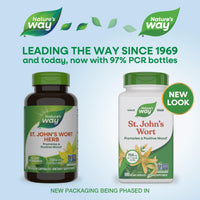 Thumbnail for Nature's Way St. John's Wort Herb, Promotes a Positive Outlook*, 700 mg per 2-Capsule Serving, Non-GMO Project Verified, Vegan, 180 Capsules