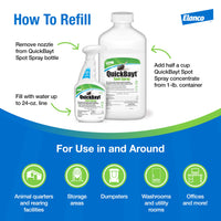 Thumbnail for QuickBayt Spot Spray | Premise Spray for Recreational Farms and Rural Environments | Controls Flies | 1lb