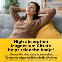 Thumbnail for Nature Made High Absorption Magnesium Citrate 200 mg per serving, Magnesium Supplement for Muscle, Nerve, Bone and Heart Support, 60 Magnesium Gummies, 30 Day Supply