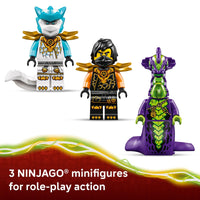 Thumbnail for LEGO NINJAGO Cole’s Mission Mech & Dragon Zane Building Toy for Boys, Girls & Kids, Ages 7+ - Poseable Mech W/Cole, Acid Monster, & Zane Minifigures for Pretend Play - Gift Idea for Birthdays - 71854