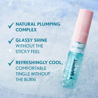 Thumbnail for Covergirl Clean Fresh Yummy Plumper Lip Gloss, 920 S-Mitten With You, Shiny, Vegan Formula, Easy to Apply, Minty Flavor, 0.33oz
