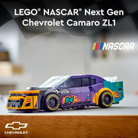 Thumbnail for LEGO Speed Champions NASCAR Next Gen Chevrolet Camaro ZL1, Model Racecar Building Set, NASCAR Collectible Racing Toy for Kids Ages 9 and Up, 76935