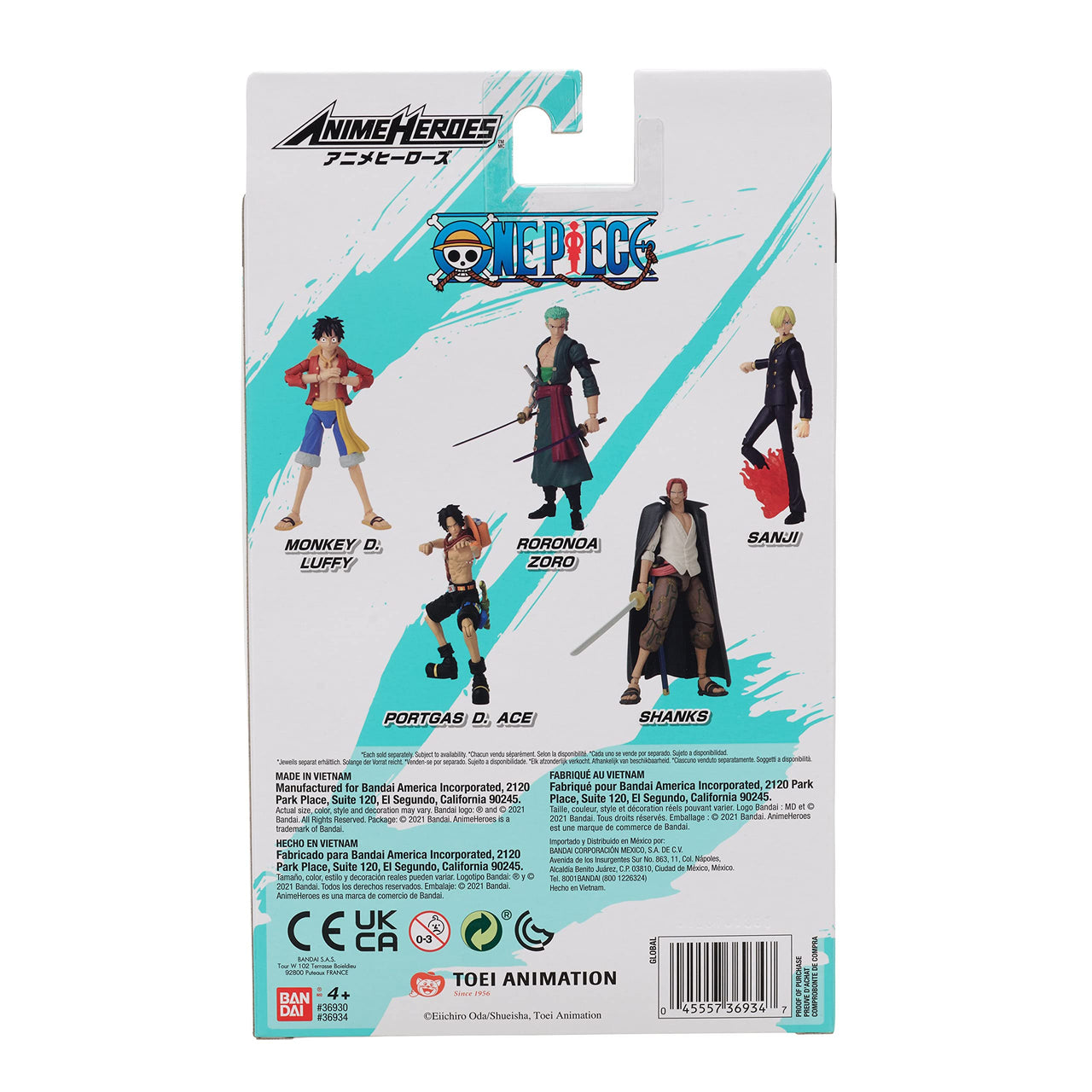 ANIME HEROES - One Piece - Portgas D. Ace Action Figure