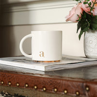 Thumbnail for COLLECTIVE HOME - Monogram Ceramic Mugs, 15 oz Golden Initial Coffee Cups, Elegant Alphabet Tea Mugs, Elegant Personalized Mug with Gift Box, Luxurious Cups for Office and Home (a)